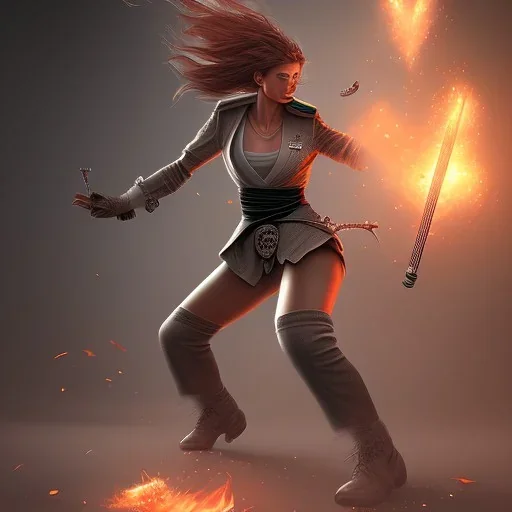 dnf duel, striker, female, martial artist