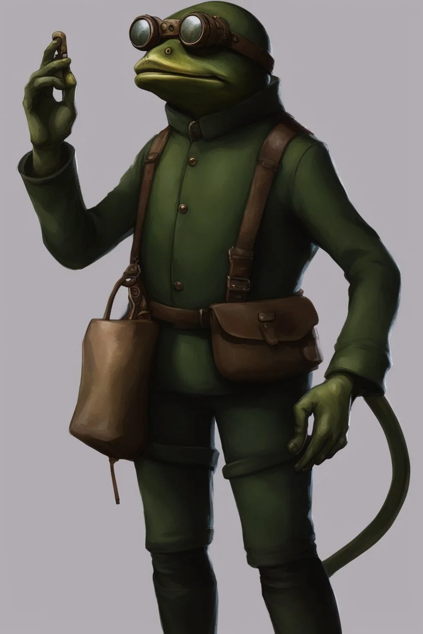frogman spy humanoid medival