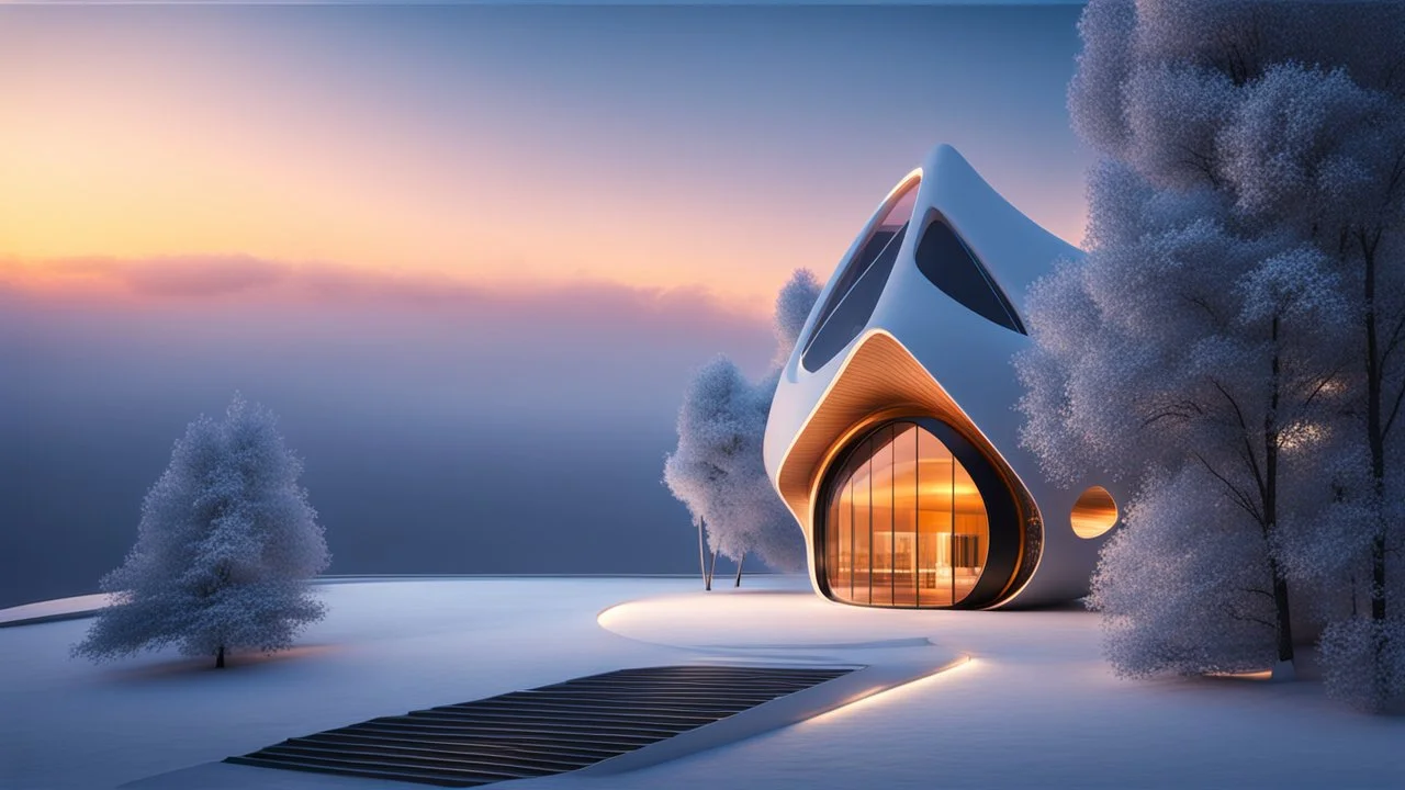 3D-rendered architectural prize-winning futuristic building, superb artistic shapes, imaginative, scientific, avant-garde, innovative, new materials, friendly, beautiful, black background, octane render, 8k post-production, artstation: award-winning: atmospheric: commanding: clarity: 16k: ultra quality: striking: brilliance: stunning colors: amazing depth; lens: f/16, 28mm