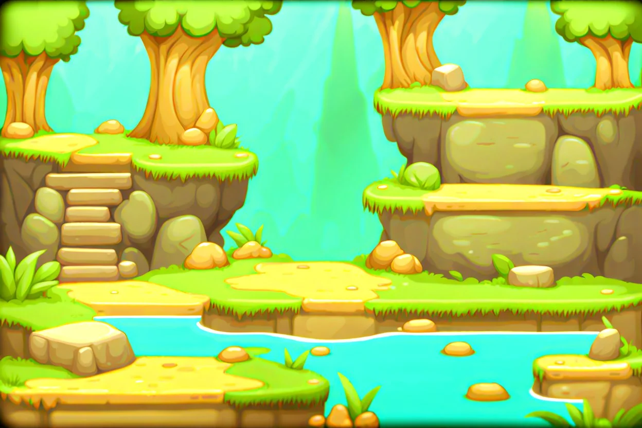 HORIZONTAL 2D GAME BACKGROUNDS