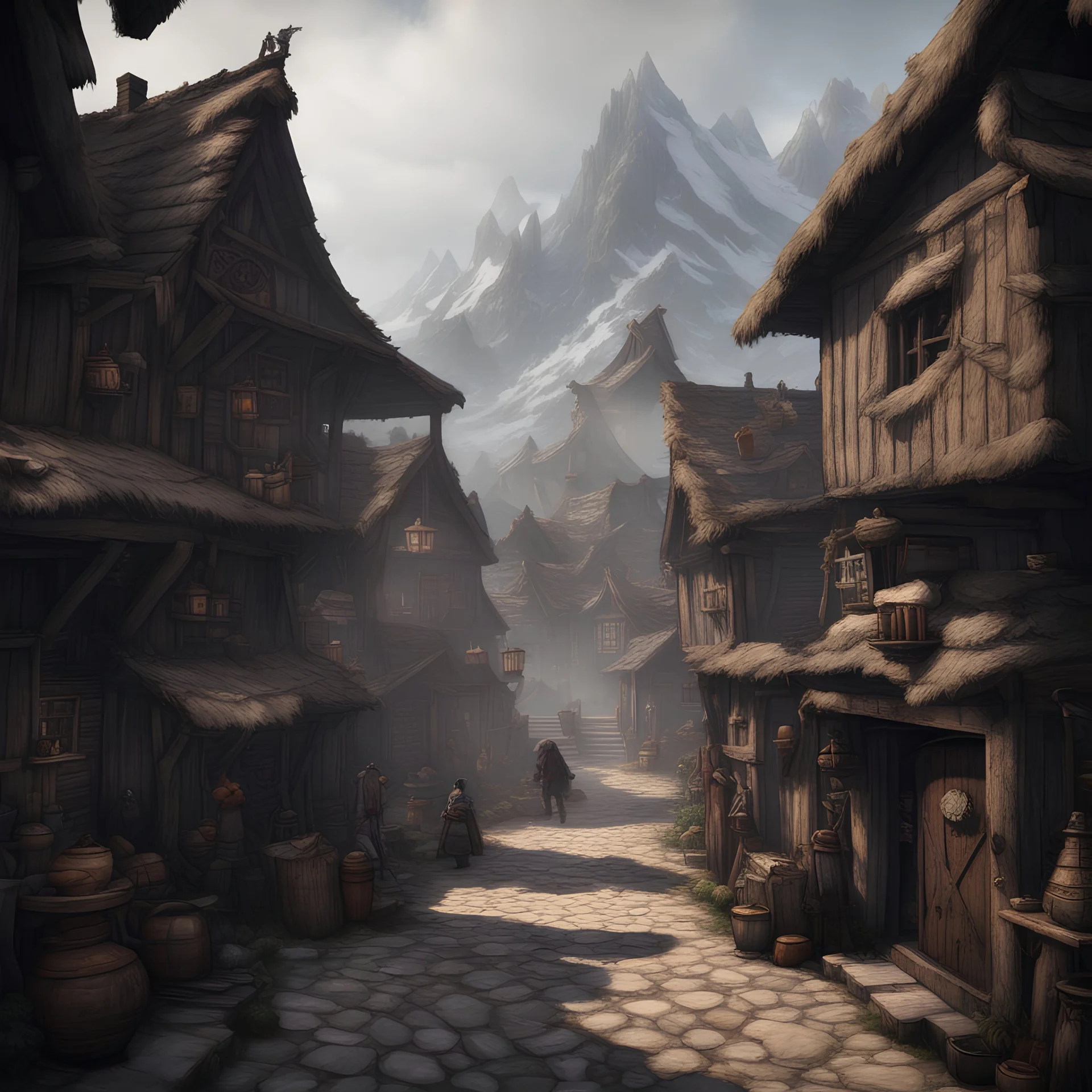 Riften a town that is filled with many things including rogues...and the thieves guild has their eye on it as well, in fur art style