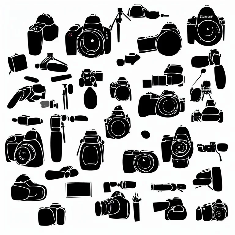 DSLR Camera Photography Vector collage Vector Illustration Vector Vector Vector Vector Vector isolated Vector original vector