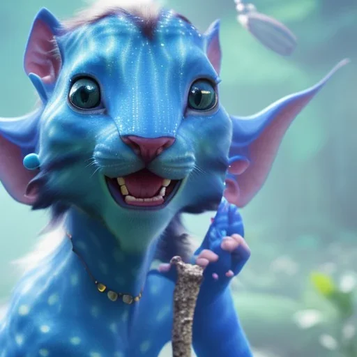 Pandora. It is not clear what you mean by a "makeup-wearing baby" in the context of the film Avatar. baby cat