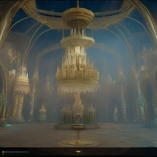 The palace of magic king, huge structure, panoramic view, zoomed out view of the exterior, mysterious, soft lighting, unreal engine 5 volumetric lighting, intricate details, realistic style, 8k resolution