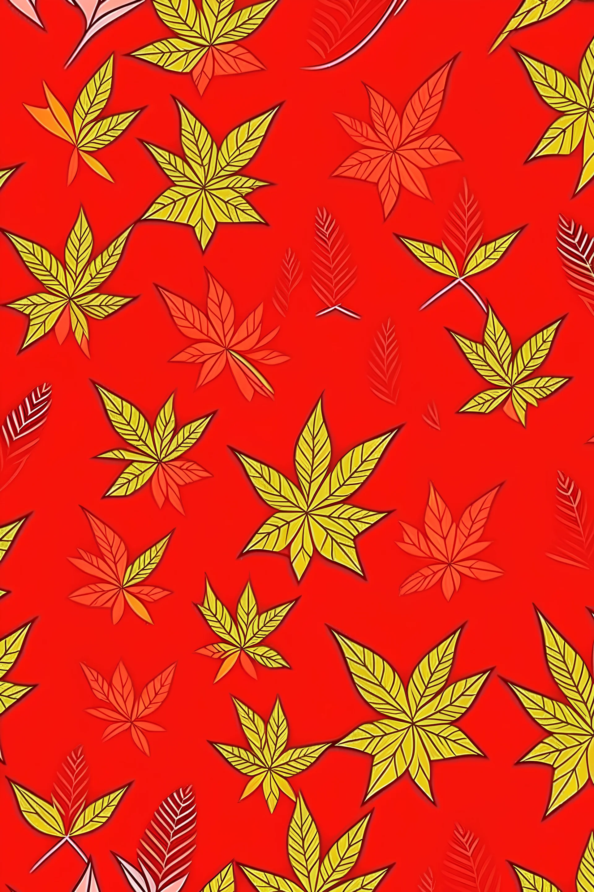 Canada leaves pattern