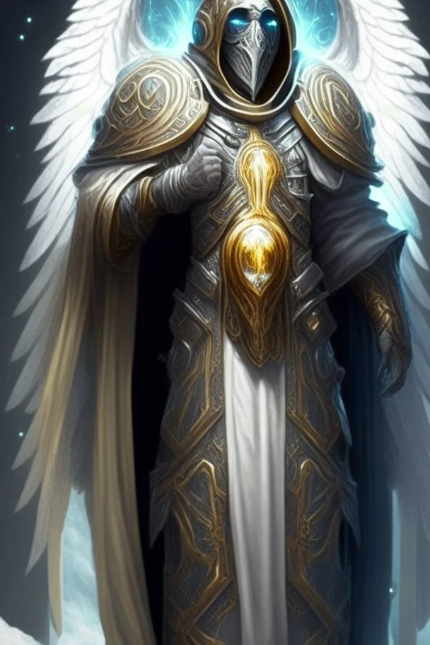 ancient prophet archmage celestial armor faceless hard armor demigod being