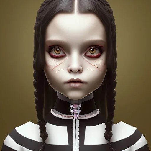 wednesday addams rolünde oynayan jenna ortega