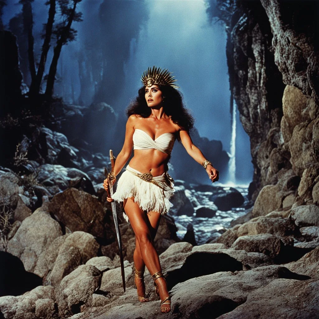 [colour picture: Jason and the Argonauts (1963)] As the night wears on, Surpanakha's vengeance knows no bounds. The forest becomes a stage for her savage dance, a symphony of pain and terror. She staggers back, her legs giving way as she finds herself a seat on a nearby rock. With trembling hands, she wipes away the tears that stream down her face, her heart heavy with despair. How could this have happened? How could something so cherished be torn apart by the merciless hands of fate? The weight