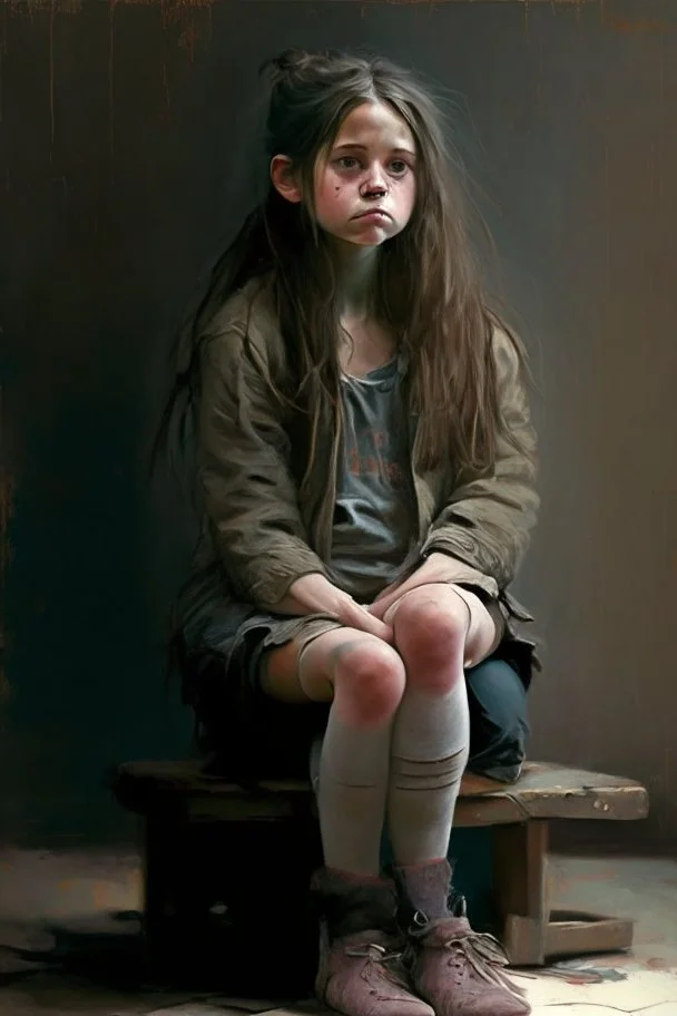 Sitting girl