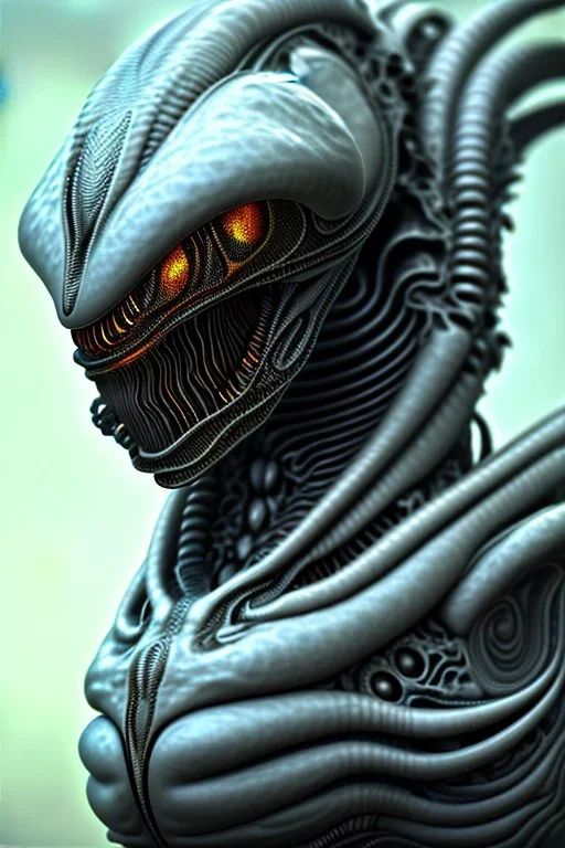 alien, demon, 8k, finely detailed, photo realistic.