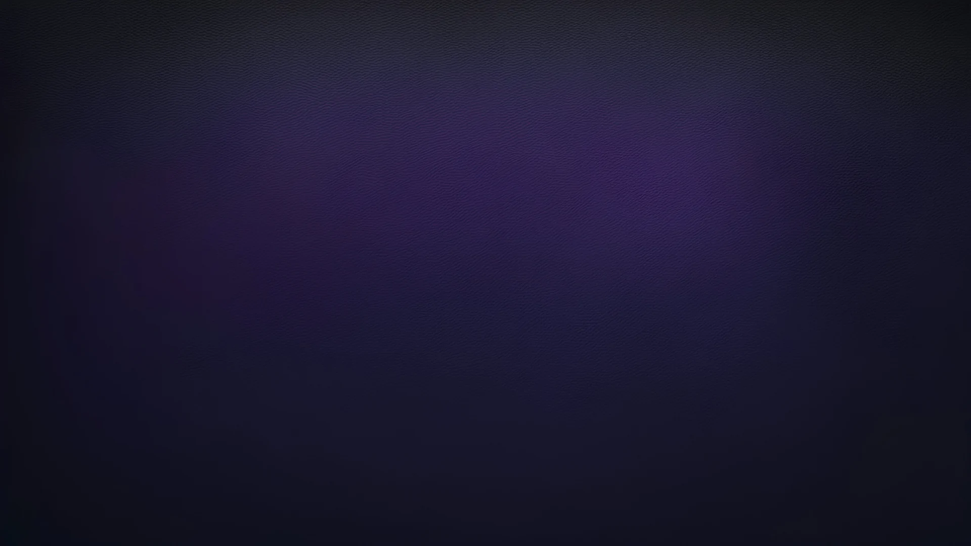 Dark purple blue grainy gradient on black background, copy space, noise texture effect, wide banner size