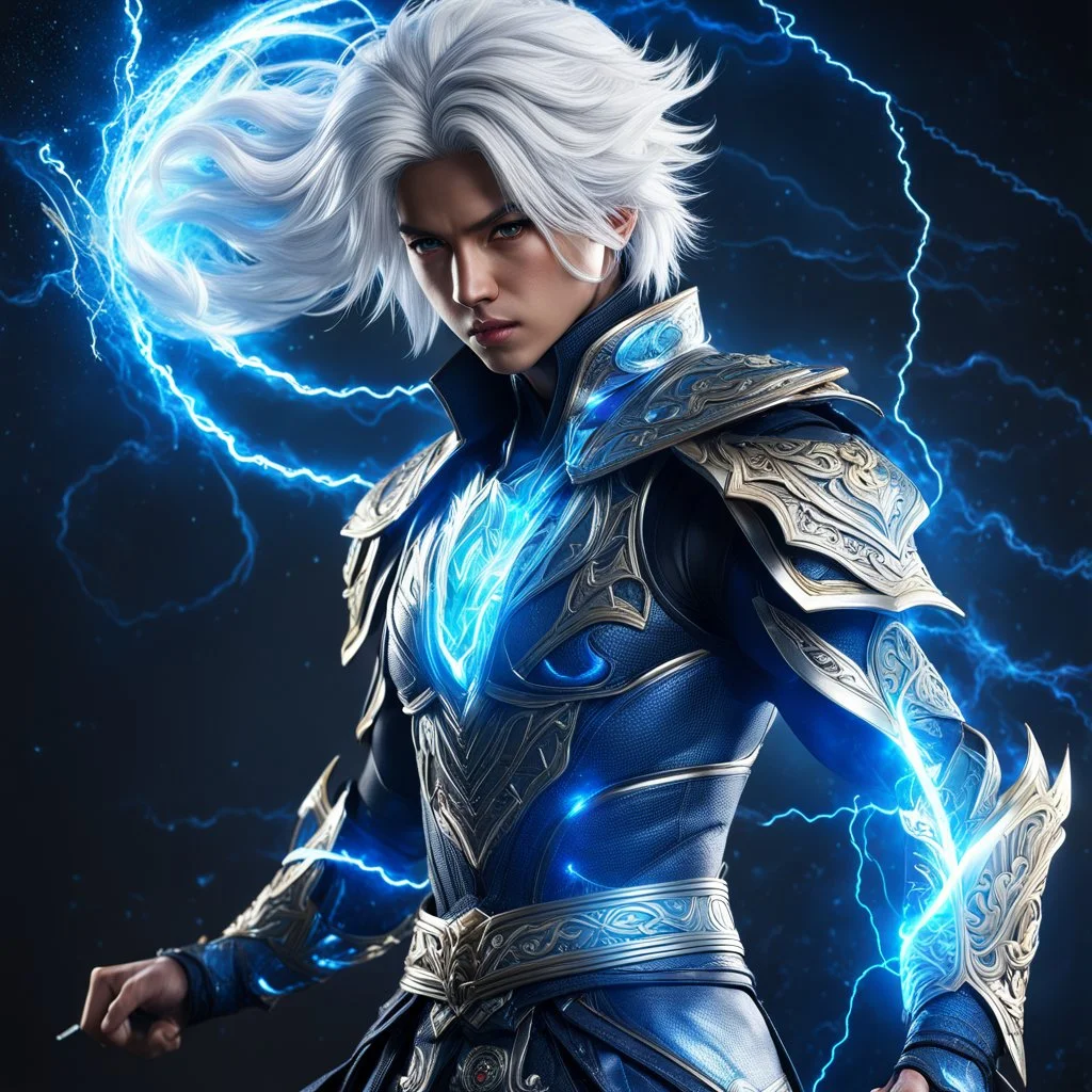 Fhoto full body, reality, Raw, raiden, super magic storm, light eye, mortal combat, digital art, intricate details, powerful composition, captivating, , trending on artstation, sharp focus, studio photo, intricate details, highly detailed, by addiedigi