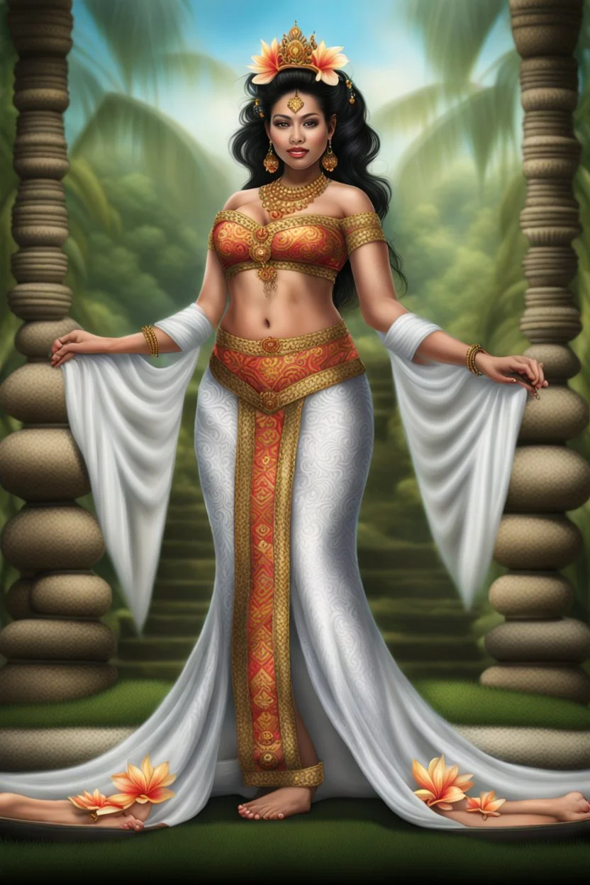 bali princess,fullbody ,style digital photo realistic