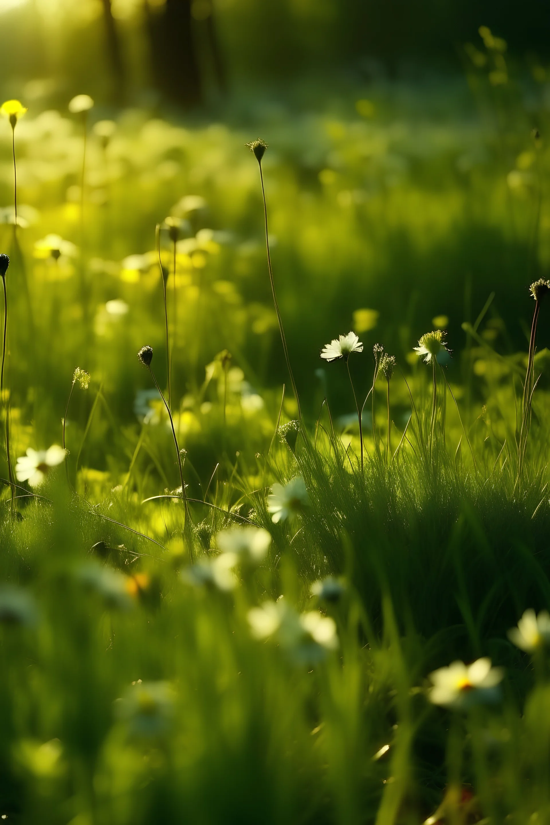 In a meadow green and wide, Where the flowers bloom with pride, Sunshine kisses the morning dew, Nature whispers, "How do you do?"