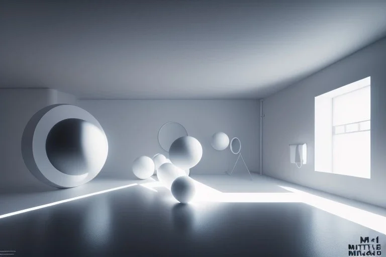 clean minimal modern museum space, realistic image. studio photo, unreal engine 5, soft color, 16 bit, god lights, ray tracing, RTX, lumen lighting, ultra deatail, volumetric lighting, 3d, finely drawn, hd.