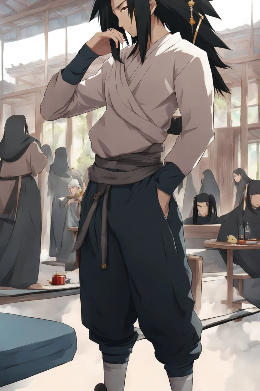 Madara but he is wearing monastary clothes