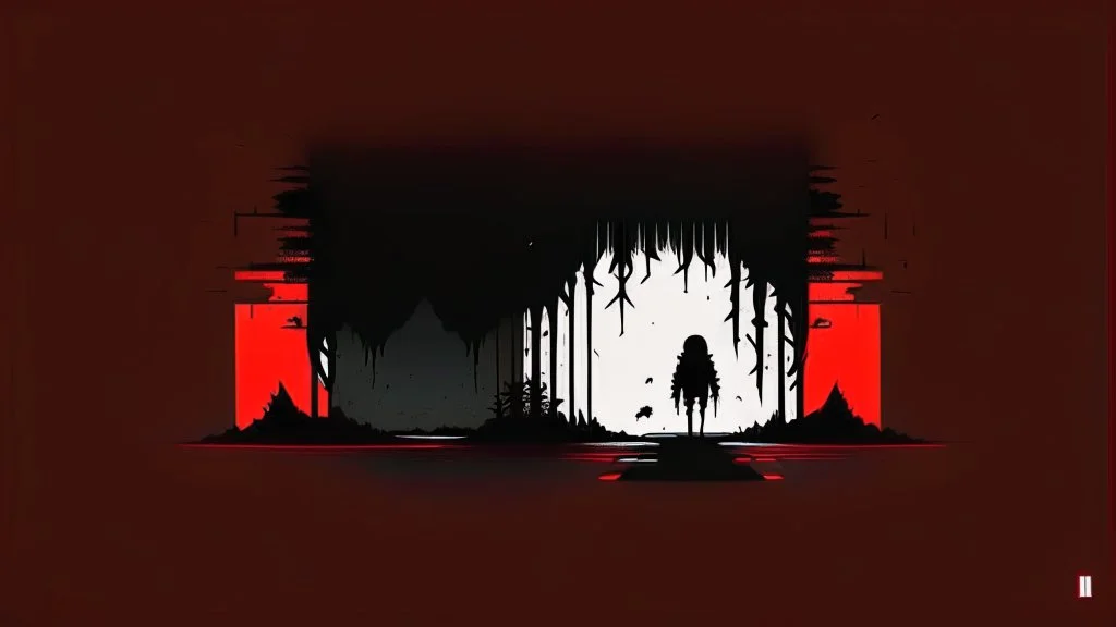 minimalist horror gaming theme