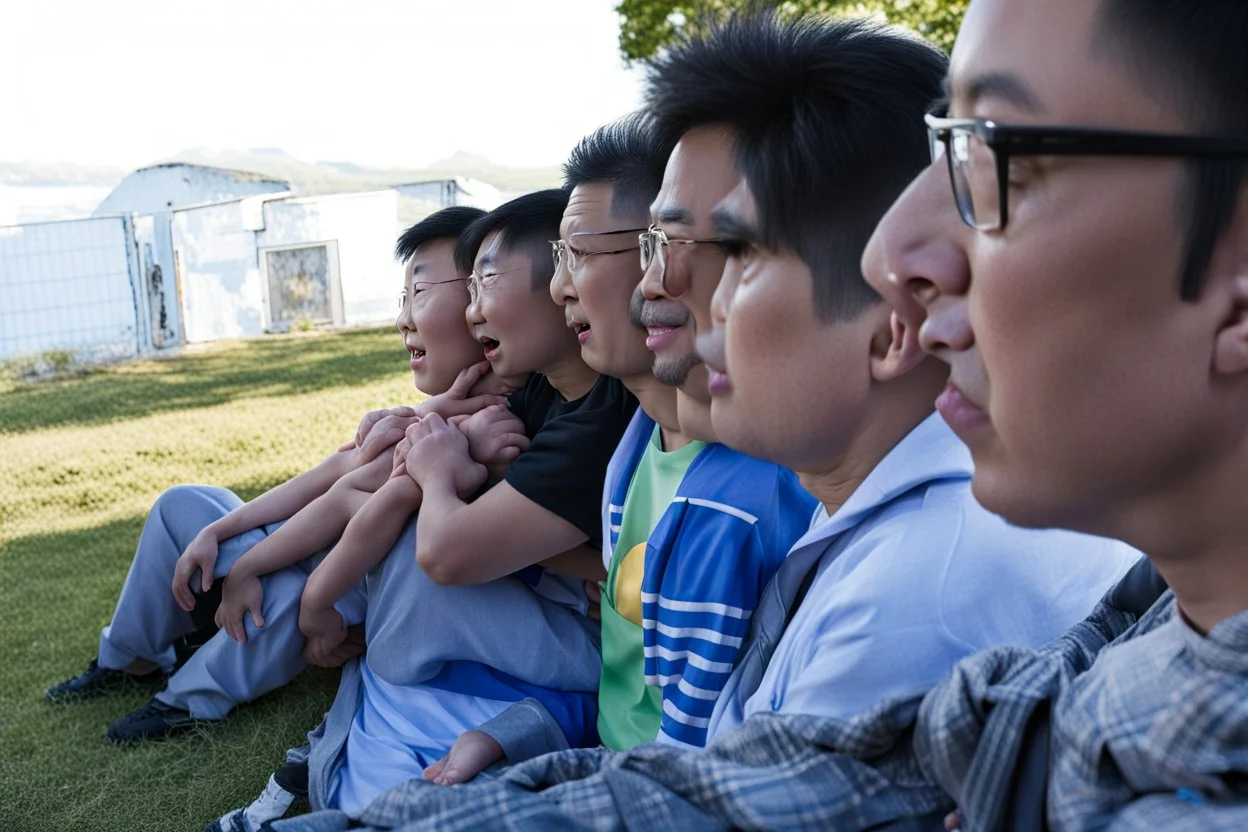 Kim Jong-un: Leader of North Korea, continuing his family's dictatorial regime, involved in global controversies due to the nuclear program., Shot with Canon EOS R5, 50mm lens, depth of field, shutter speed 1/1000, f/2.8, white balance, 6000k. High resolution, realistic detail, HDR effect, film grain, 4K –ar 16:10 –s 700 –q 5**