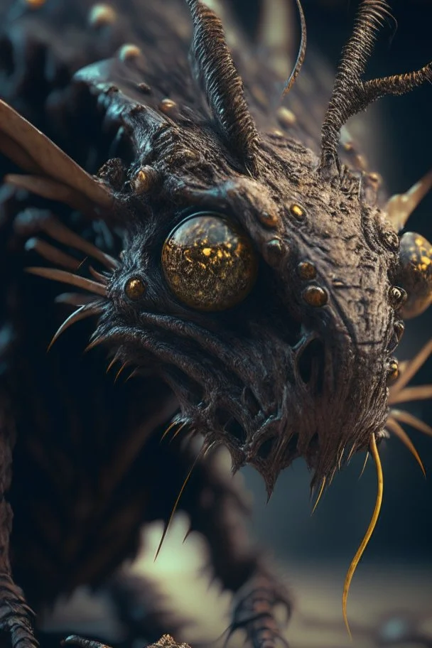 Vermin creature ,cinematic, realistic, intricate details, photorealistic, octane render, 8k, artstation