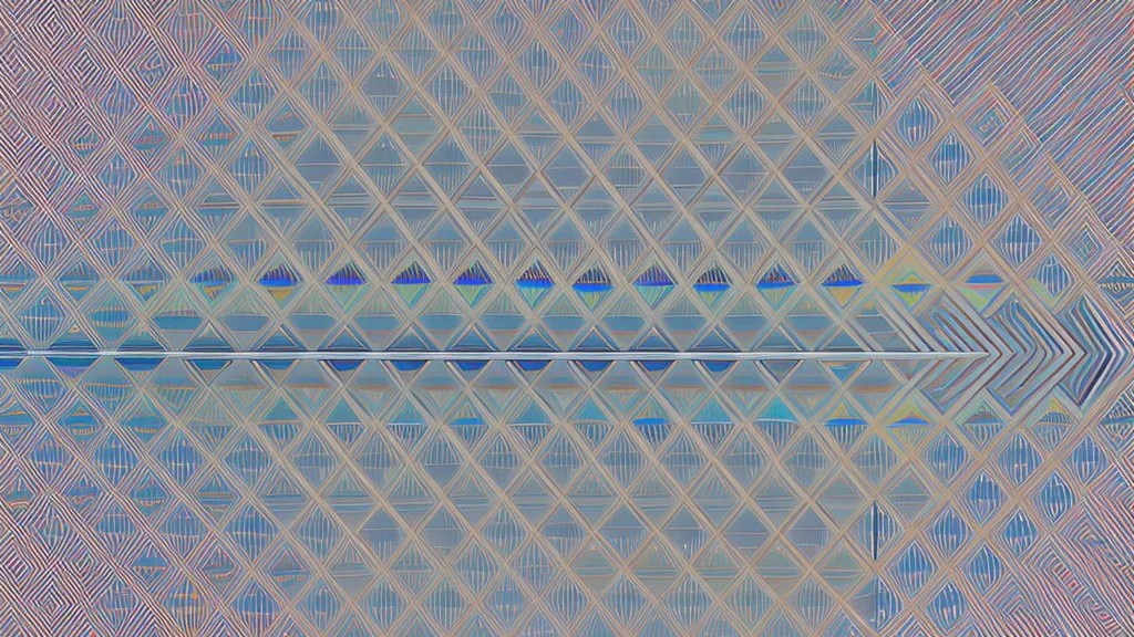 digital glitch pattern geometric abstraction by per kirkeby