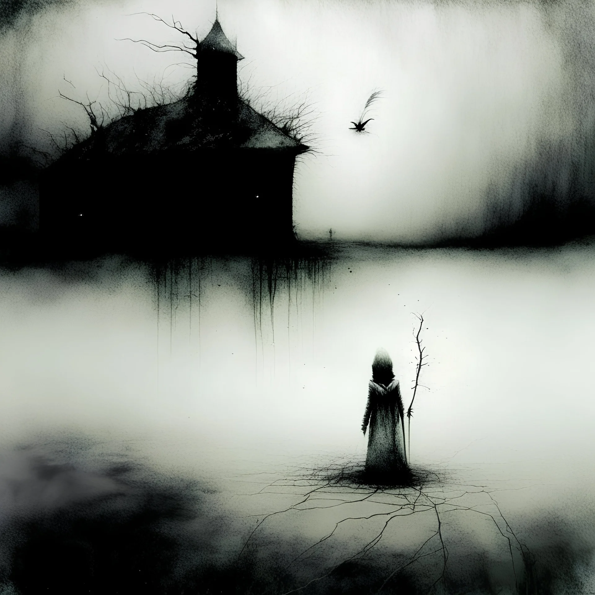 sound of silence by Gabriel Pacheco and Stephen Gammell, weirdcore, never-before-seen