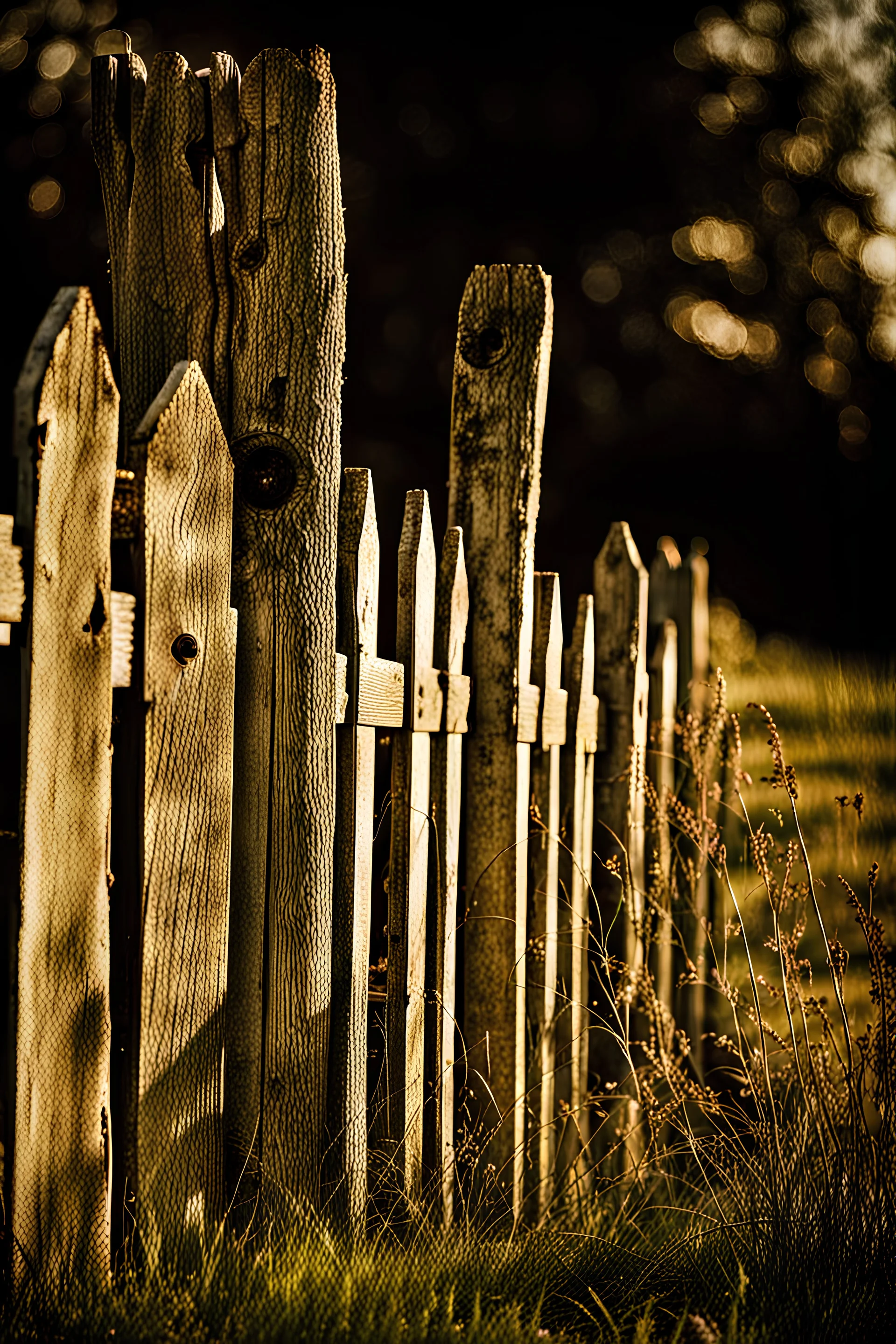 An old picket fence