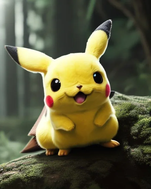 Pikachu, highly detailed, hyper-detailed, beautifully color-coded, insane details, intricate details, beautifully color graded, Cinematic, Color Grading, Editorial Photography, Depth of Field, DOF, Tilt Blur, White Balance, 32k, Super-Resolution, Megapixel, ProPhoto RGB, VR, Half rear Lighting, Backlight, non photorealistic rendering