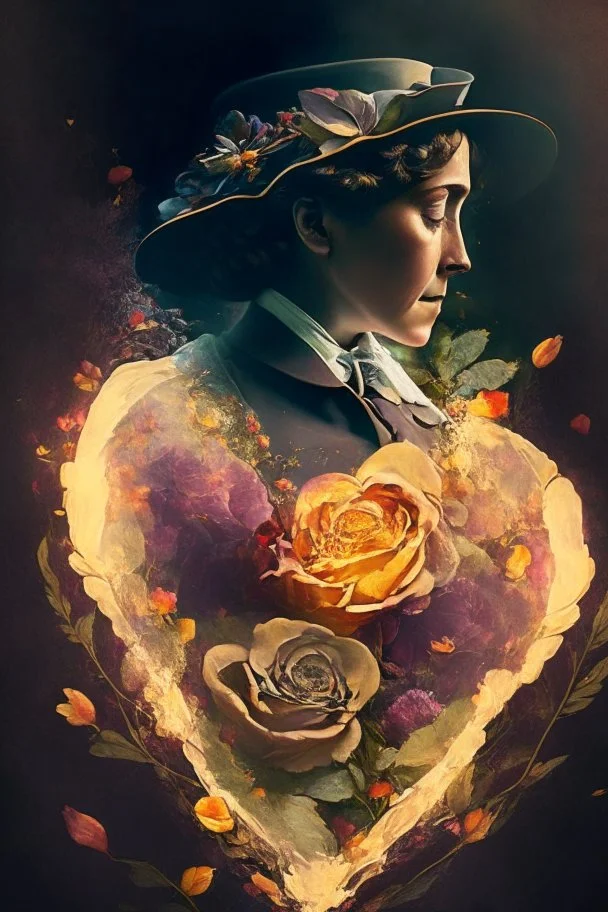 with the petals of the flowers gently resting upon the now tranquil heart, Agatha Holmes, her spirit aflame with purpose, prepared to face the final confrontation that awaited her. For in the wake of this miraculous transformation, she understood that the path to triumph would require unwavering courage,