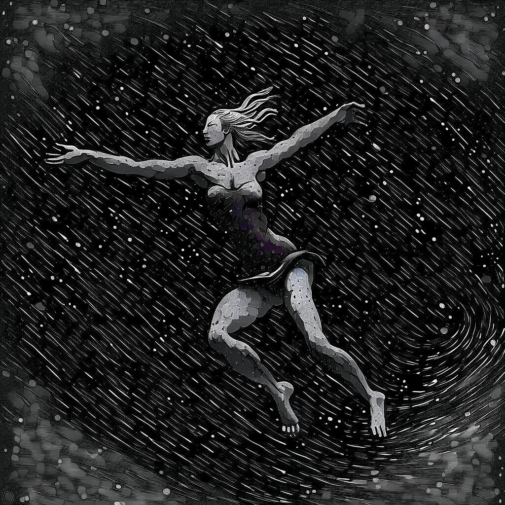 Dancing pn the sky Moody. Horror.