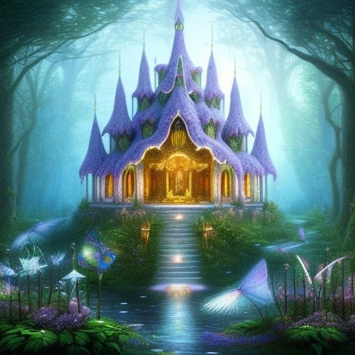 Temple of fairies like a dream within a dream within a dream