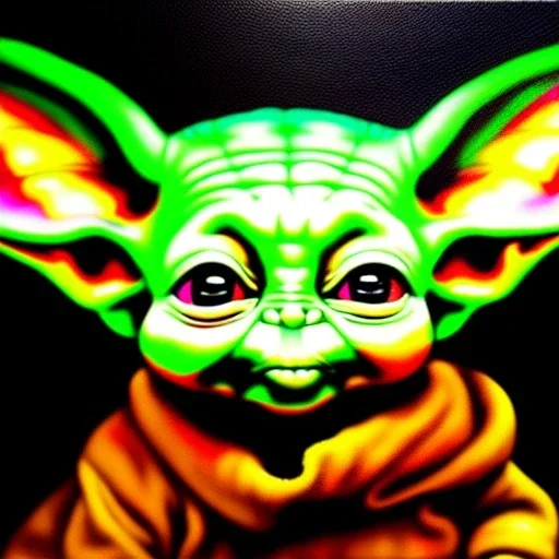 Ultra detailed fullbody Portrait in oil on canvas of a Dumbo merges Baby yoda ,extremely detailed digital painting, extremely detailed face,crystal clear Big eyes, mystical colors ,perfectly centered image, perfect composition, rim light, beautiful lighting,masterpiece,8k, stunning scene, raytracing, anatomically correct, in the style of robert e howard and Ken Kelley and Ohrai Noriyoshi and Simon Bisley and tomzj1