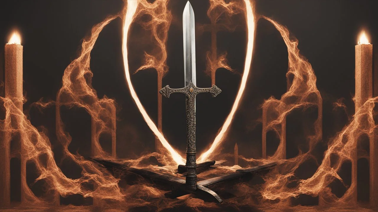 Sword and burning cross