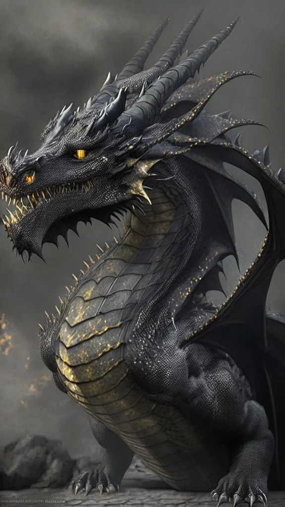 fat black dragon