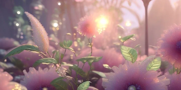 crystal subtle flower in a galactic ambiance beautiful fairy, transparent, delicate colors, in the foreground, full of details, smooth，soft light atmosphere, light effect，vaporwave colorful, concept art, smooth, extremely sharp detail, finely tuned detail, ultra high definition, 8 k, unreal engine 5, ultra sharp focus