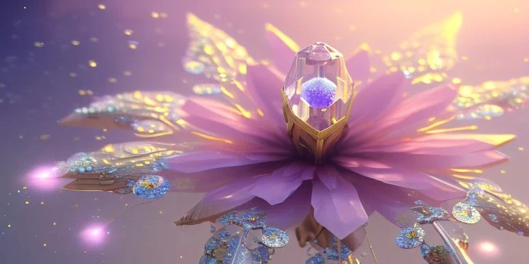 crystal subtle flower in a galactic ambiance beautiful fairy, transparent, delicate colors, in the foreground, full of details, smooth,soft light atmosphere, light effect,vaporwave colorful, concept art, smooth, extremely sharp detail, finely tuned detail, ultra high definition, 8 k, unreal engine 5, ultra sharp focus