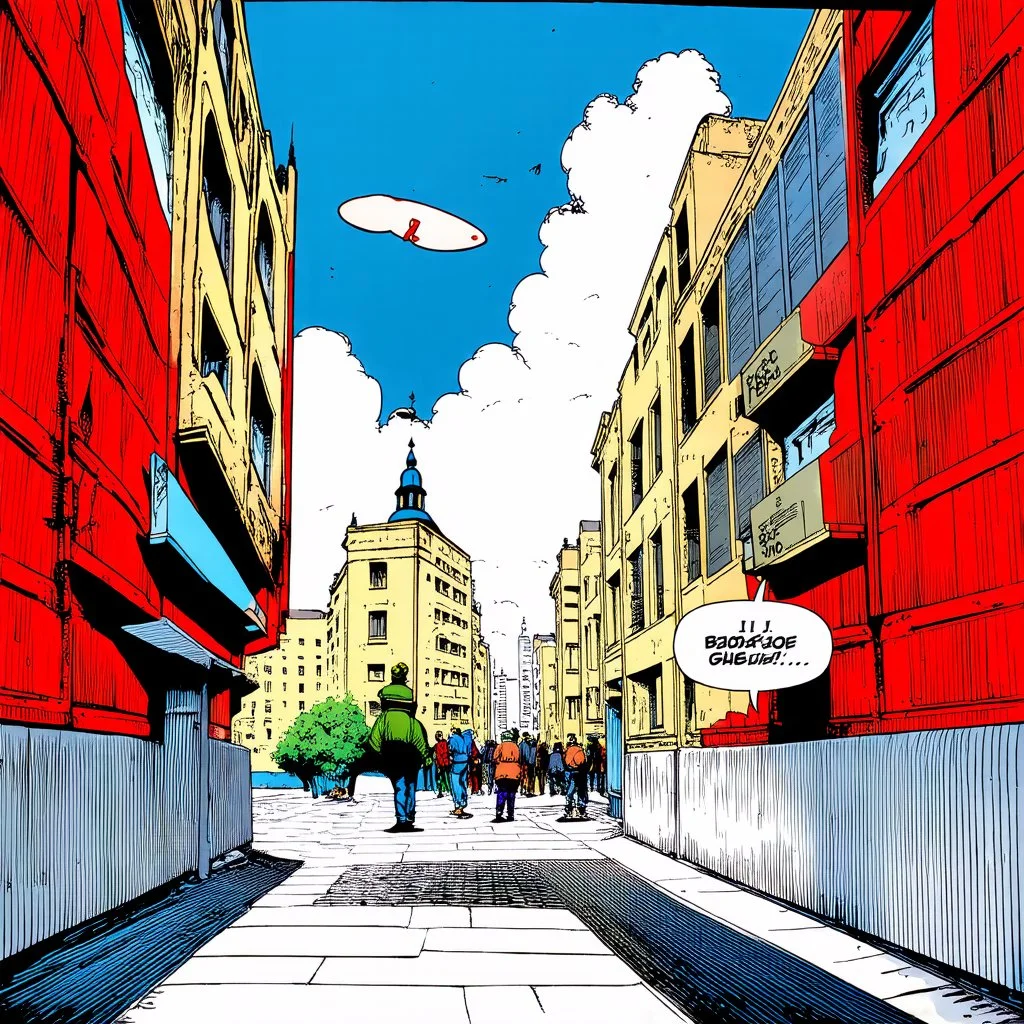 franco-belgian color comic about only struggling with a space to deflower, street art, bande dessinée, franco-belgian comic panel, masterpiece, breathtaking composition, intricate, detailed, best quality, natural beauty