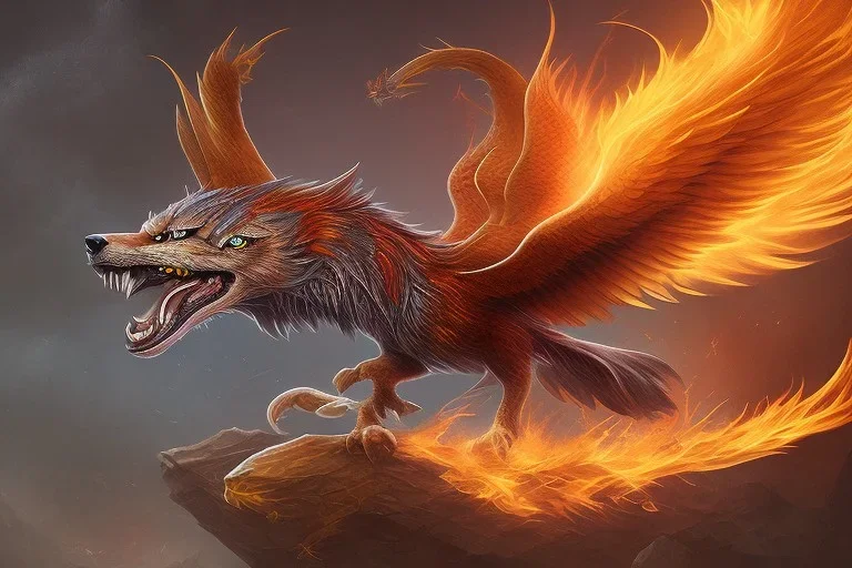 wolf phoenix