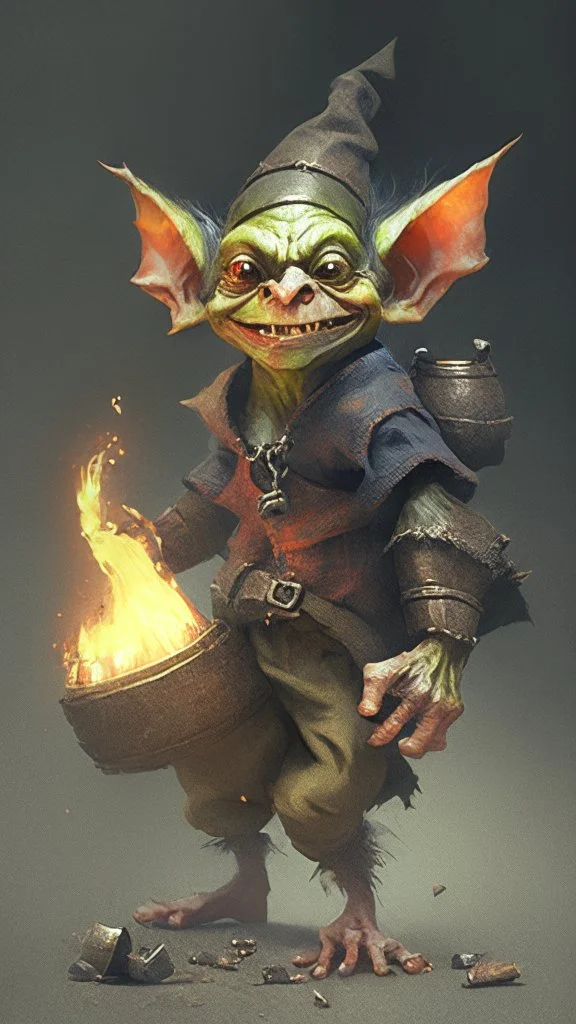 goblin holding dynamite