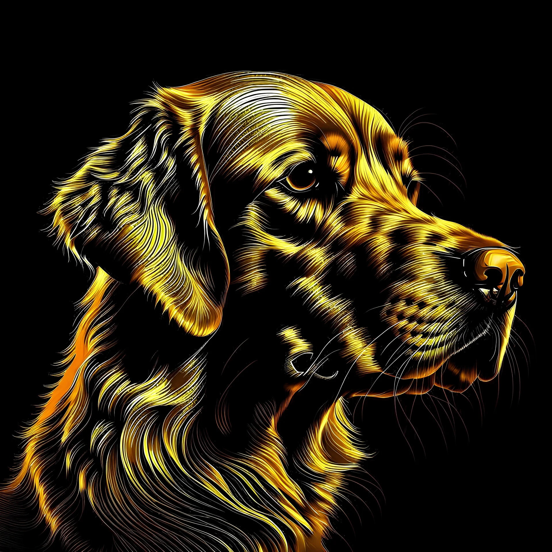 Golden dog