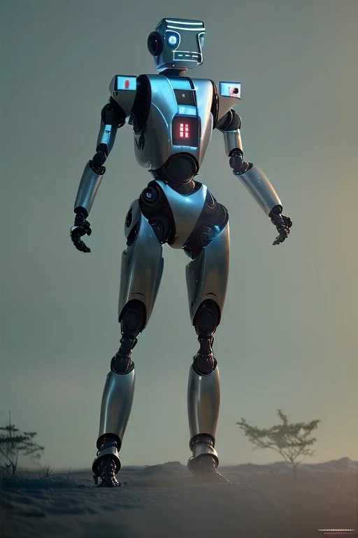 robot soldier futuristic droid armored