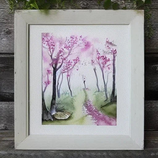 exquisite whimsical woodland watercolor, delicate, cute, adorable, linen backdrop