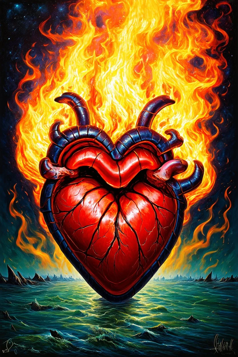 the fire of the tongue devoureth both heart and soul; Surrealism