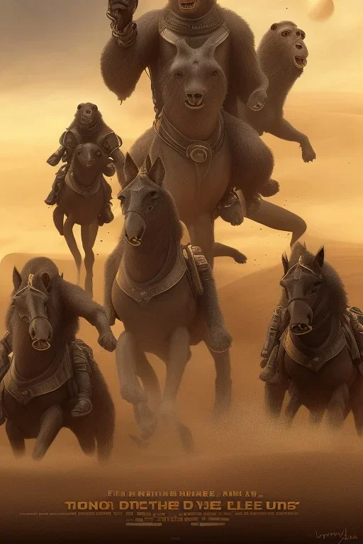 "planet of the apes" meets "Dune"