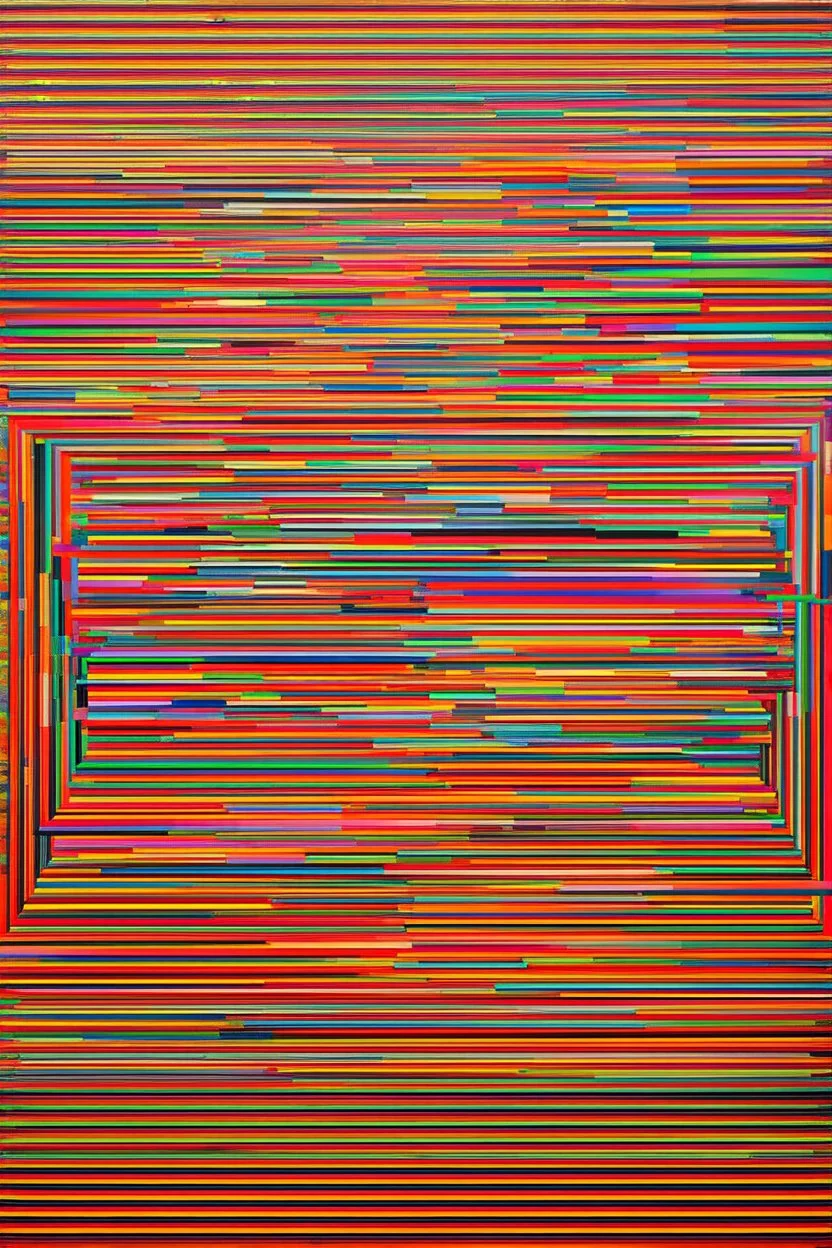 The fire in the madhouse at the end of time; Yaacov Agam