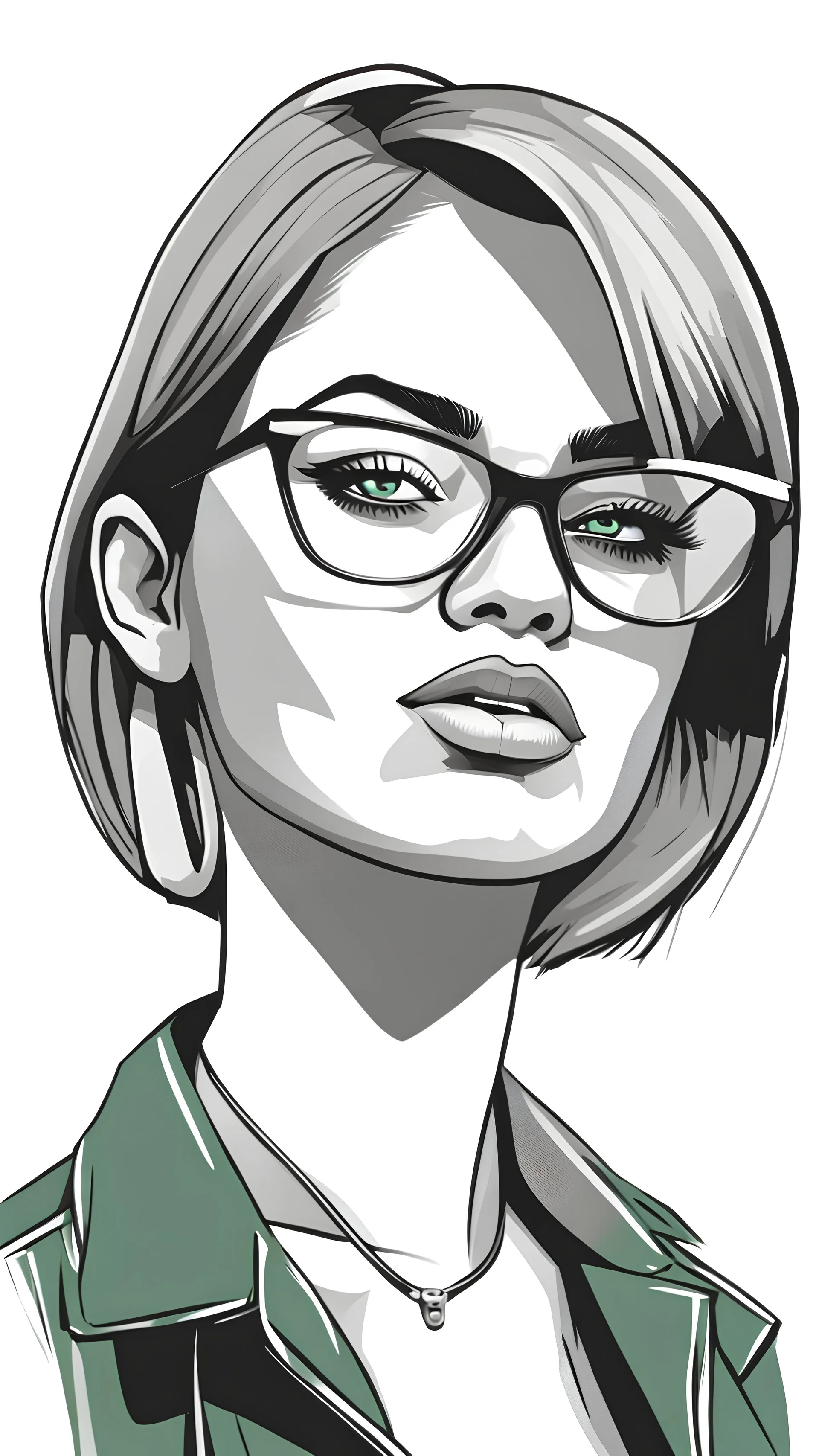 girls drawn in gta style