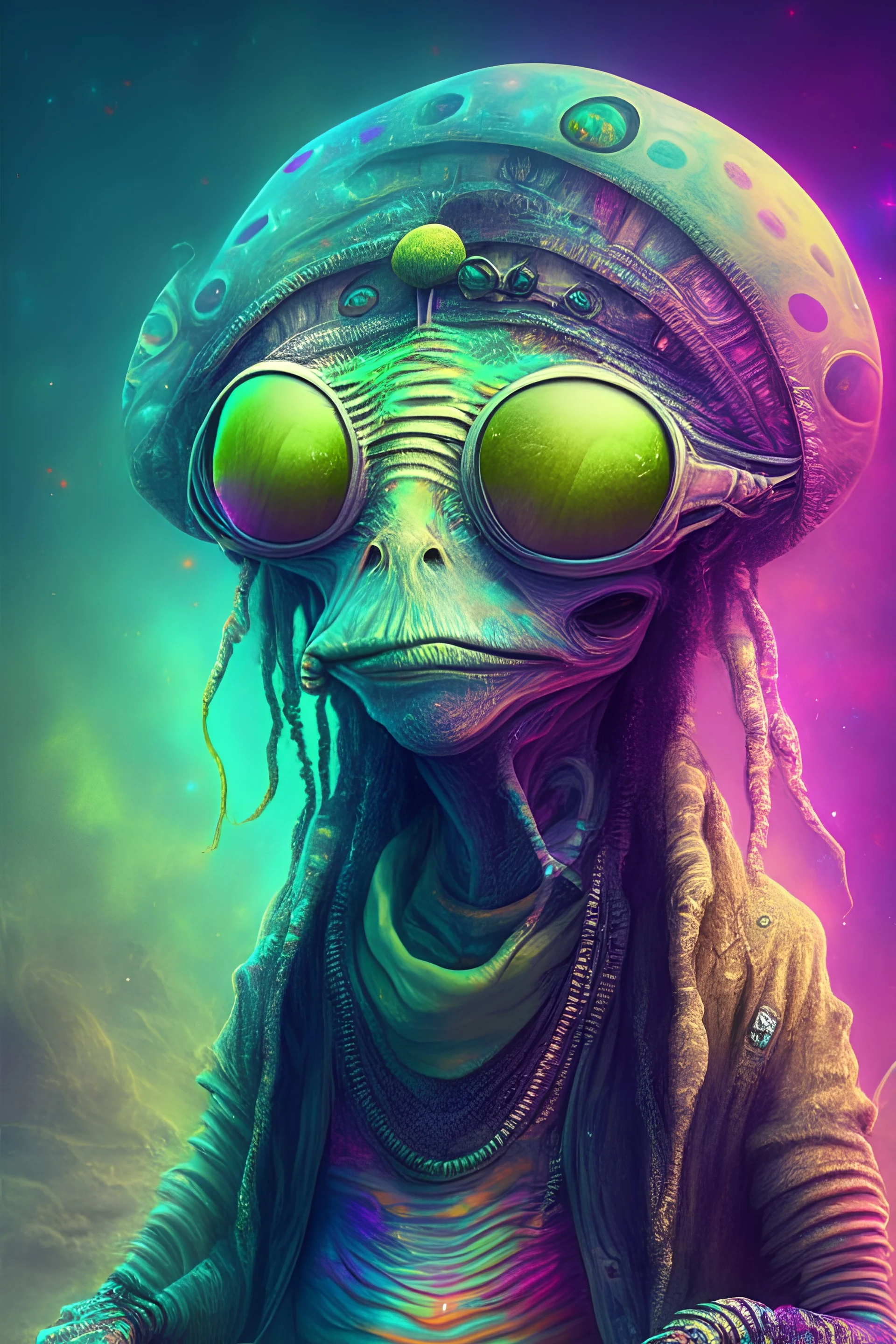 Alien hippie