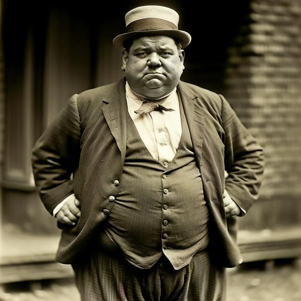 a fat ugly 1920s union man