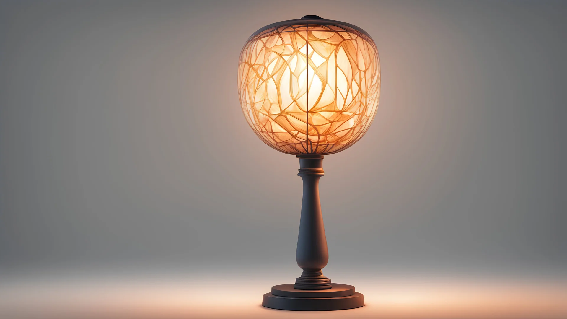 Digital art style light lamp design