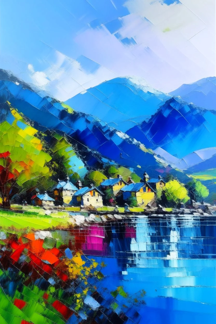 Lake District in the style of jolomo