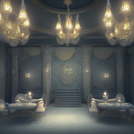 Camelot room, dark, lonely king, candle light, 16k quality, hyper realistic, 3d render, dramatic lighting, octane render, volumetric lighting